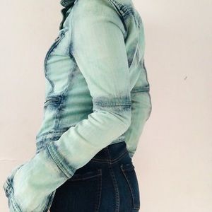 Guess classic Biker Jacket - Indigo Denim